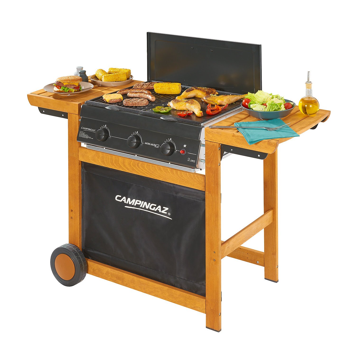 Recensione Campingaz Adelaide 3 Woody Barbecue a Gas