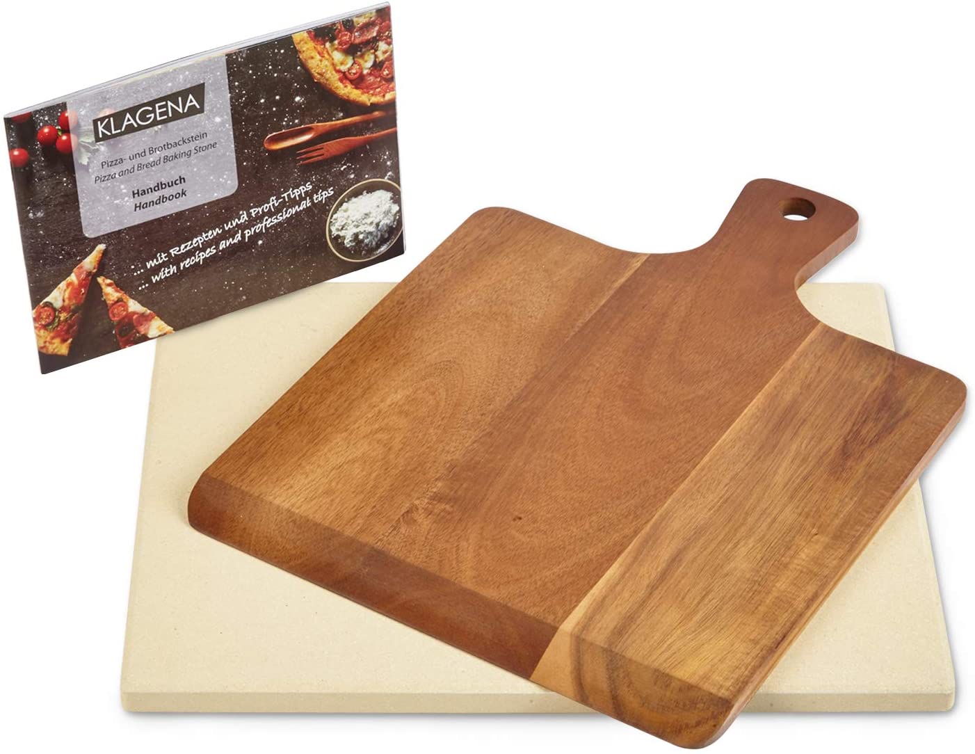 accessorio per barbecue Pietra per pizza da forno con supporto in metallo per servire diametro 34 cm Point-Virgule 