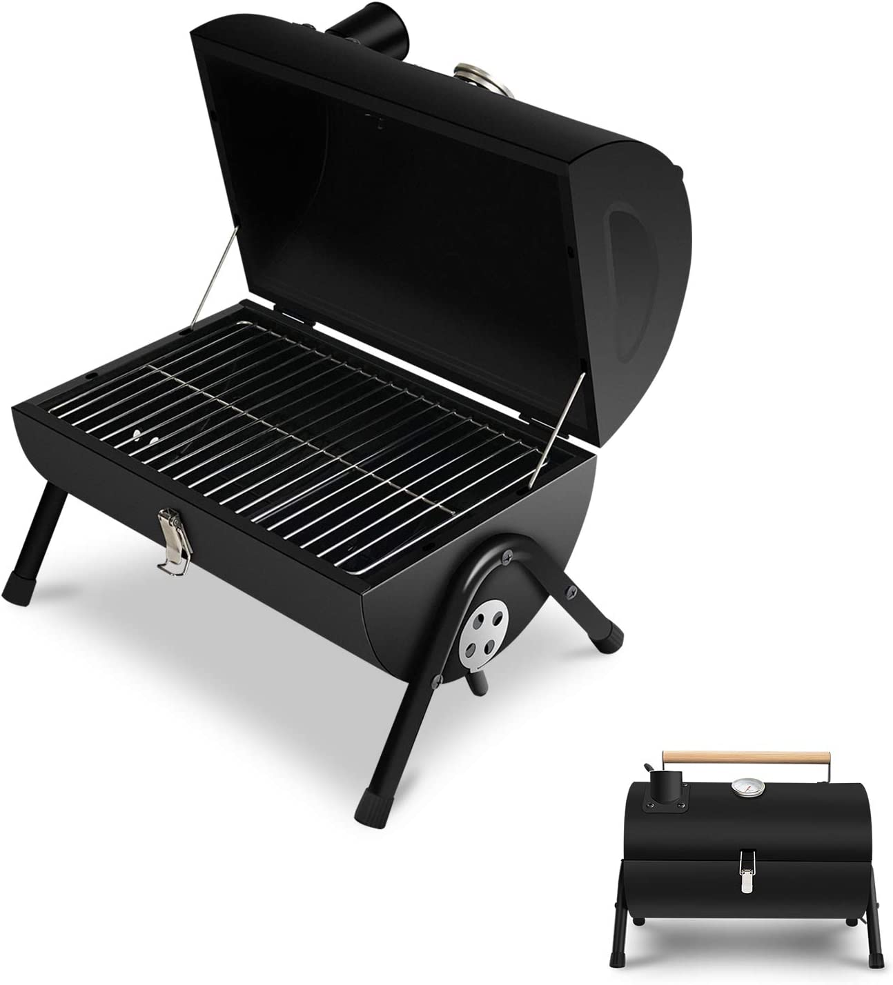 JJ JUJIN Portable Charcoal Grill Mini BBQ Grill JJ JUJIN Portable Charcoal Grill Mini BBQ Grill